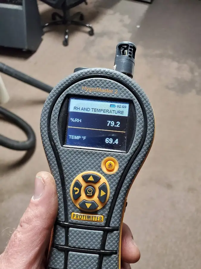 Moisture meter humidity assessment for Mold Remediation & Removal in Carlstadt